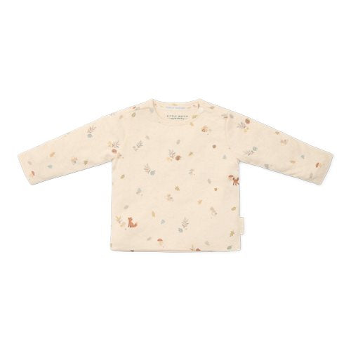 Shirt lange mouw - Zand - Forest Friends - All over print