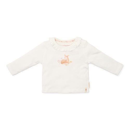 Shirt lange mouw - Ruches - Wit - Fairy Garden