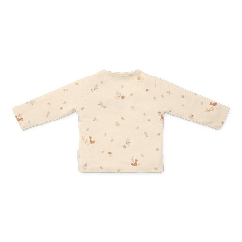Shirt lange mouw - Zand - Forest Friends - All over print