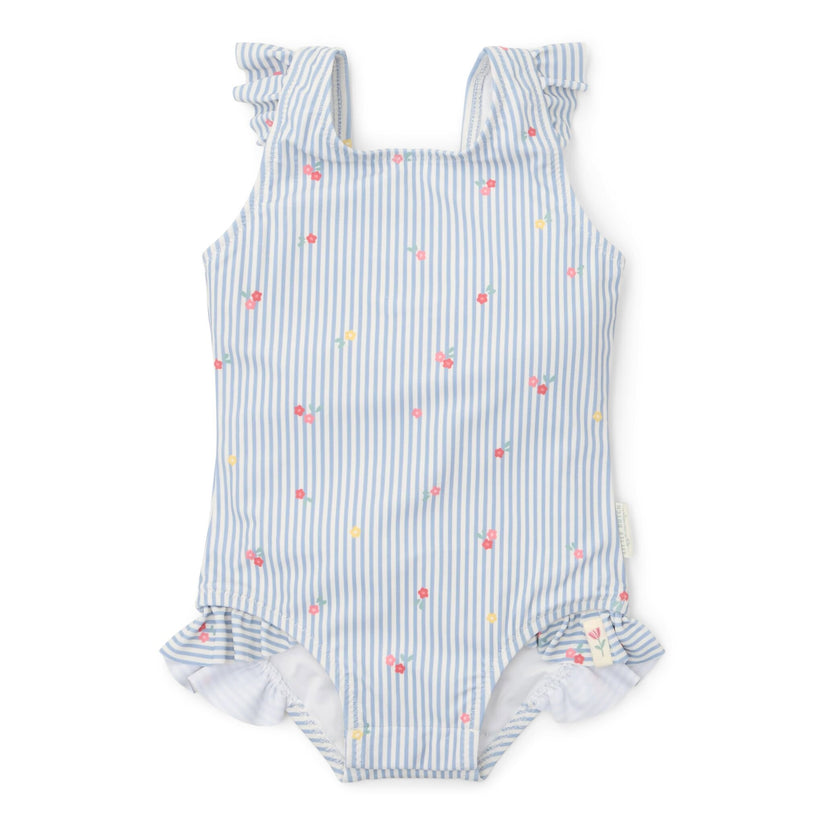 Badpak - Blauw - Sunny Flowers