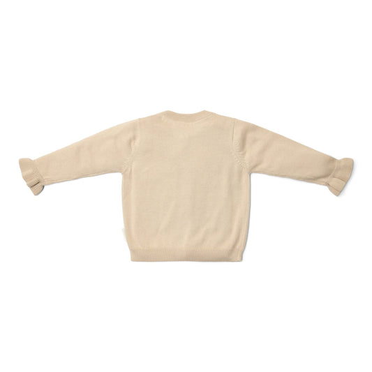 Gebreid vest - Zand - Fairy Garden