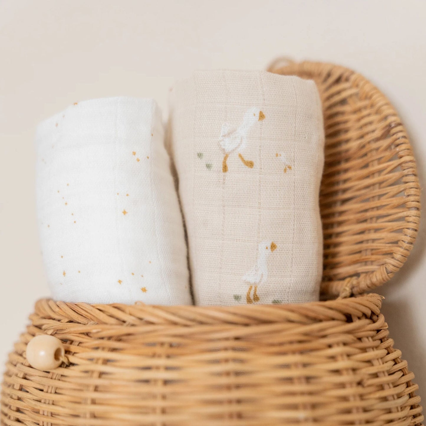 Swaddle - Beige - Newborn Naturals - Little Goose