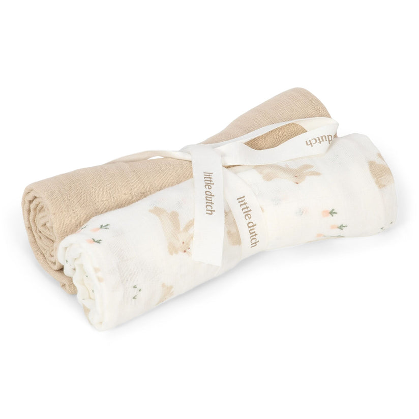 Swaddle - Wit - Newborn Naturals - Baby Bunny