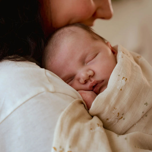 Swaddle - Beige - 120 cm - Newborn Naturals - Little Goose