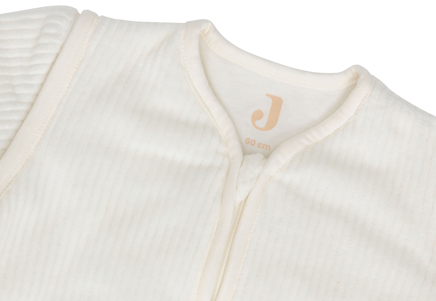 Baby Slaapzak Met Afritsbare Mouw Rib - Ivory