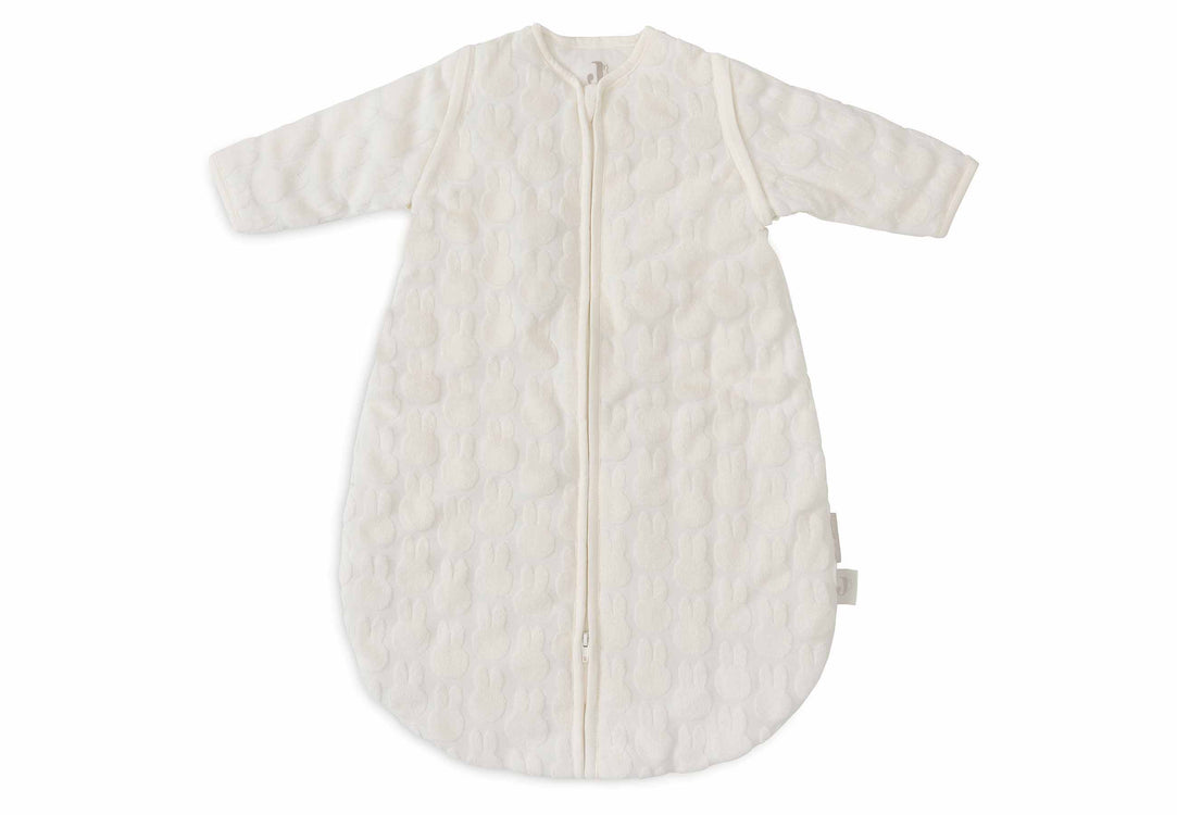 Baby Slaapzak met Afritsbare Mouw 60cm Miffy Jacquard - Ivory