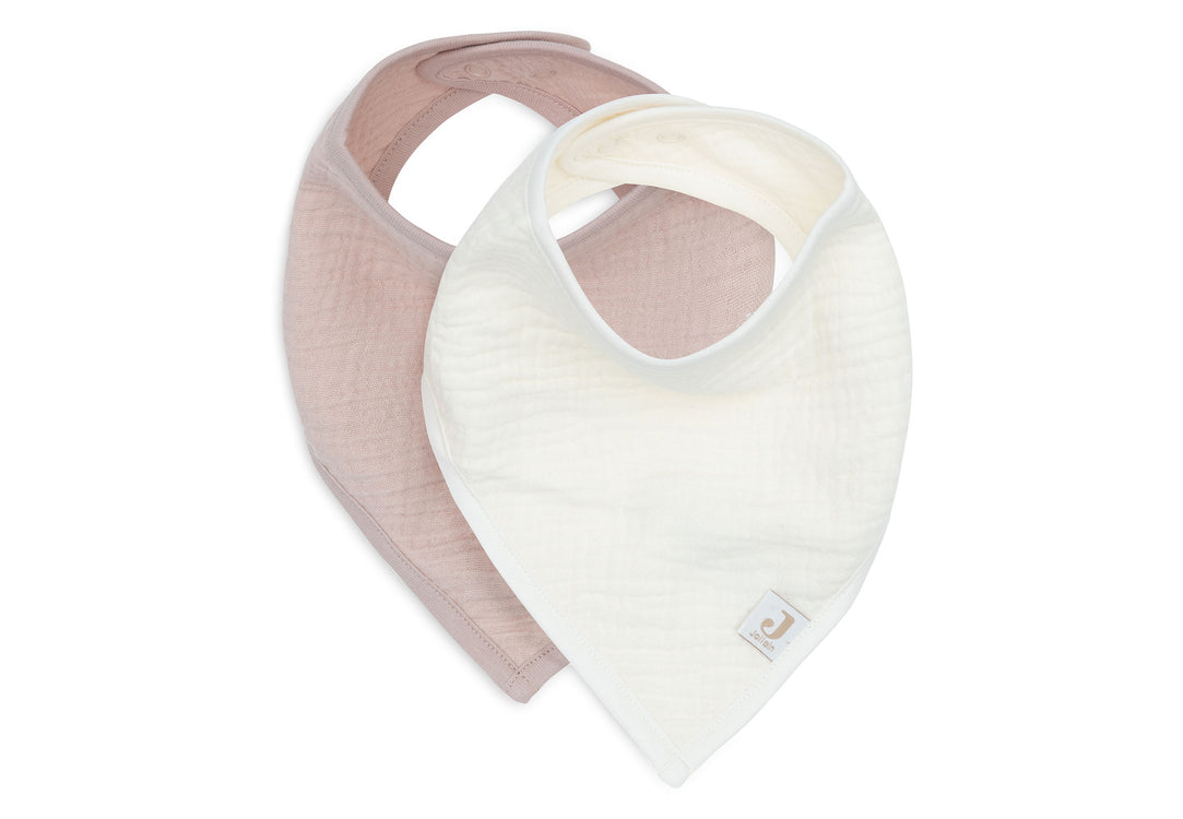 Slab Bandana Hydrofiel - Wild Rose/Oatmeal - 2 Stuks