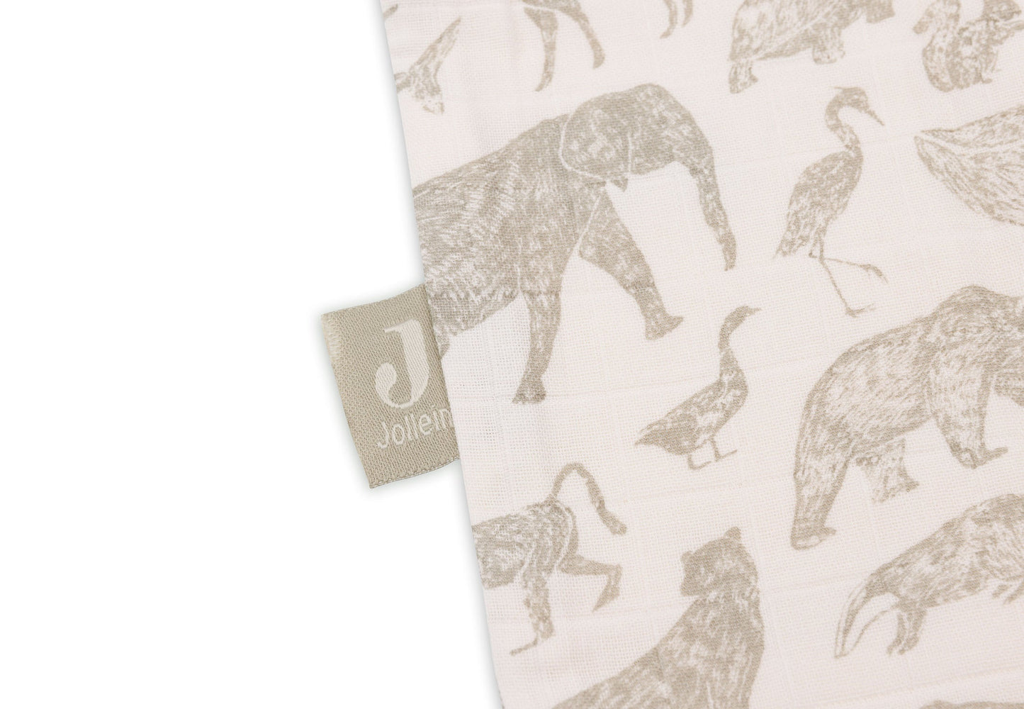 Baby Slaapzak Hydrofiel Animals - Olive Green