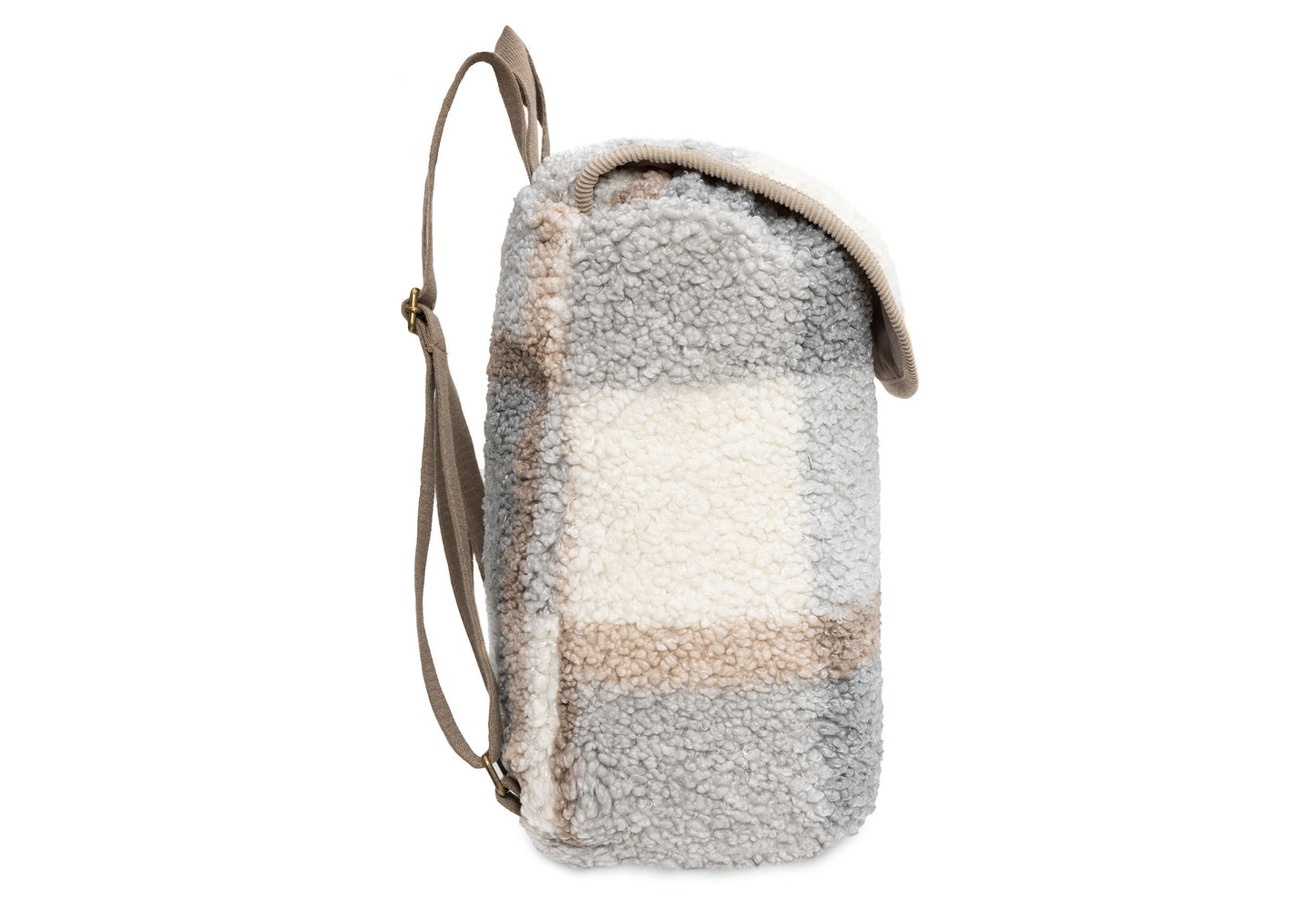 Rugtasje Check - Bouclé