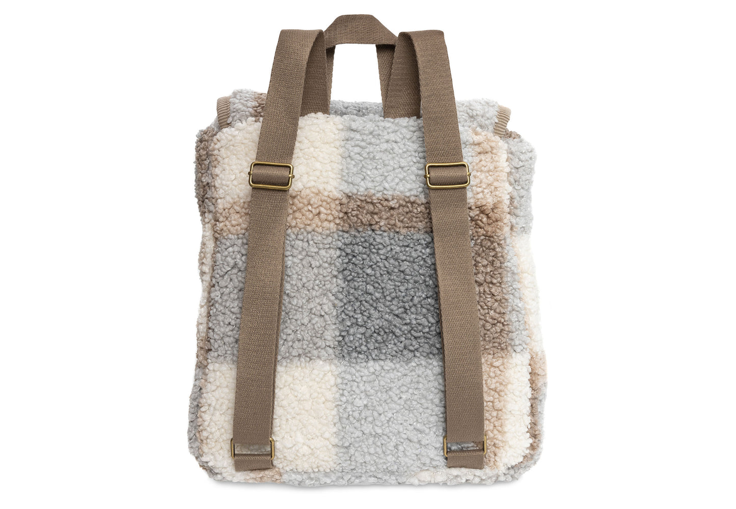 Rugtasje Check - Bouclé