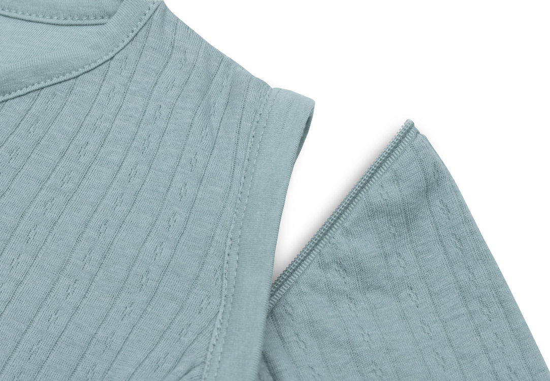 Baby Slaapzak met Afritsbare Mouw Ajour - Sea Green