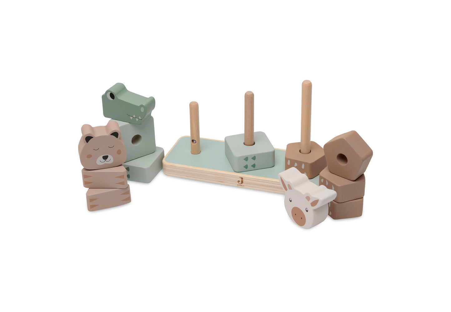 Houten Spiraal Jungle Jambo - Croco