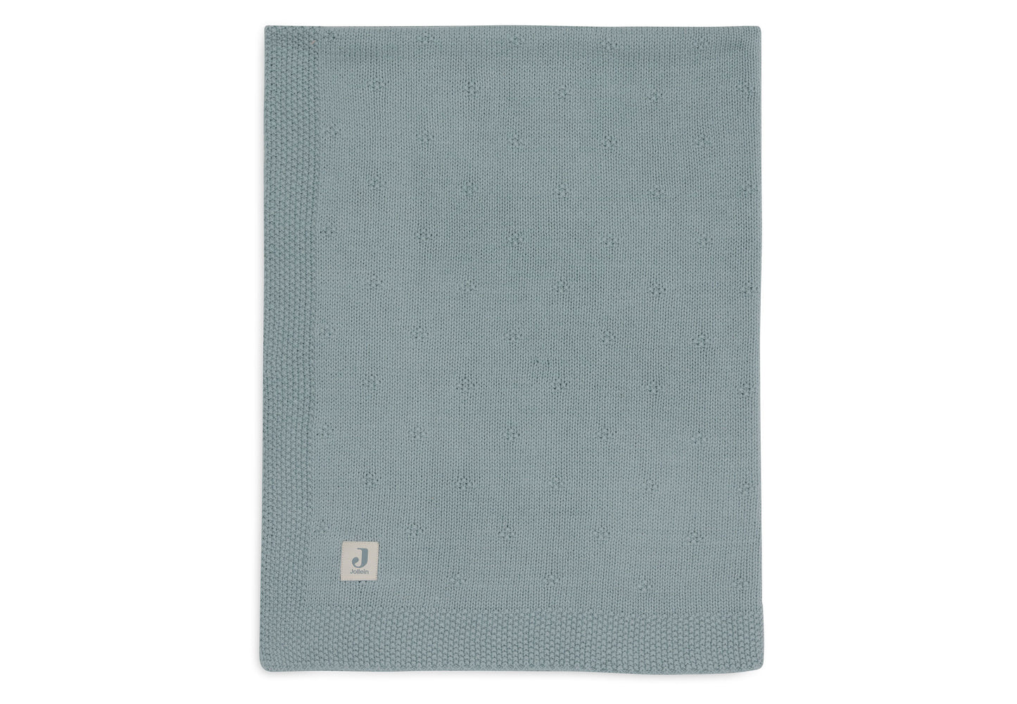 Deken Wieg 75x100cm Cosy Knit - Sea Green