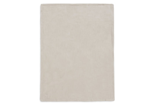 Deken Wieg 75x100cm Box Knit - Warm Sand/Velvet - GOTS