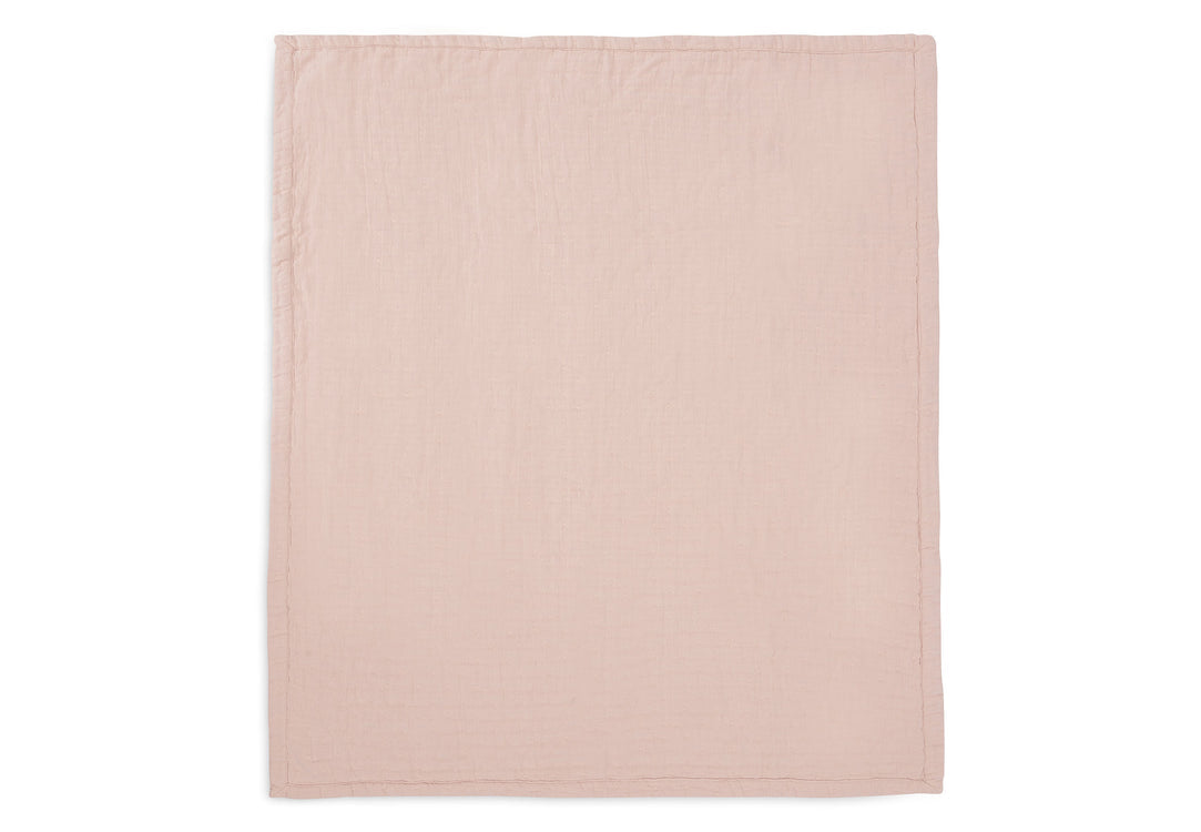 Deken Hydrofiel 75x100cm Jacquard - Wild Rose - GOTS