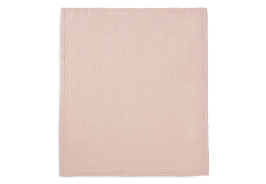 Deken Hydrofiel 75x100cm Jacquard - Wild Rose - GOTS