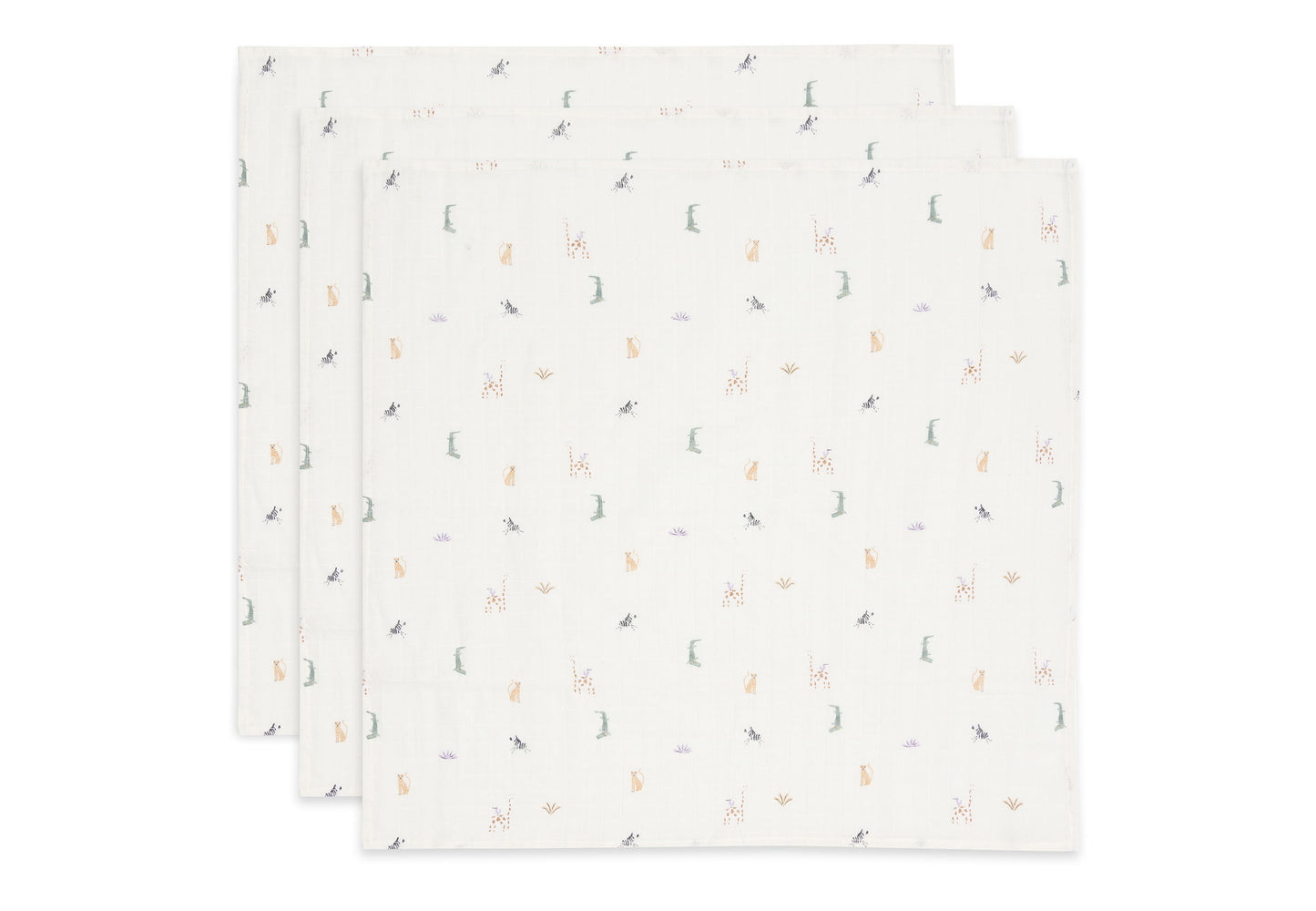 Hydrofiele Doek Small 70x70cm - Jungle Jambo - 3 Stuks