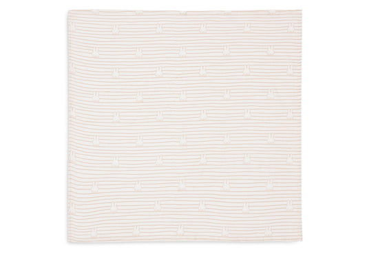 Hydrofiele Doek Small 70x70cm Miffy Stripe - Biscuit - 3 Stuks