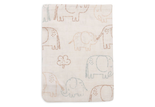 Hydrofiel Washandje 15x20cm - Elephant Tales - 3 Stuks