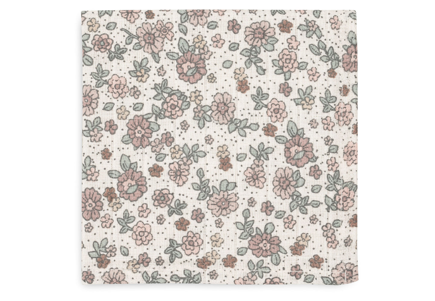 Hydrofiel Monddoekje - Retro Flowers - 3 Stuks