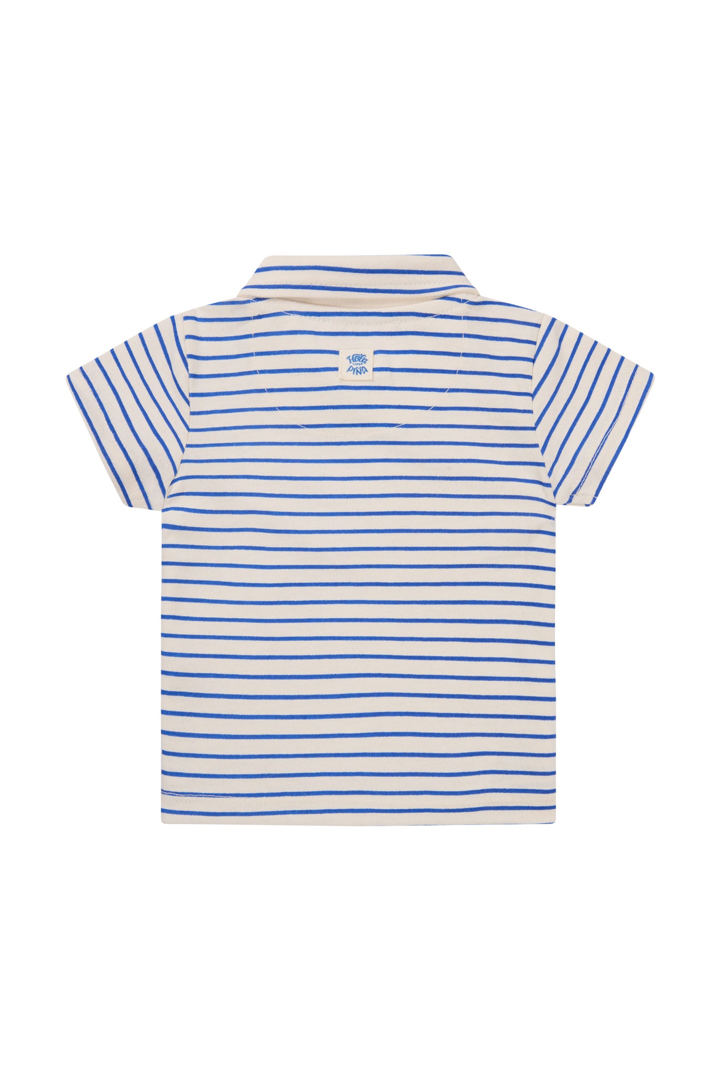 Poloshirt Okaya - Stripe Pattern Medium Grey