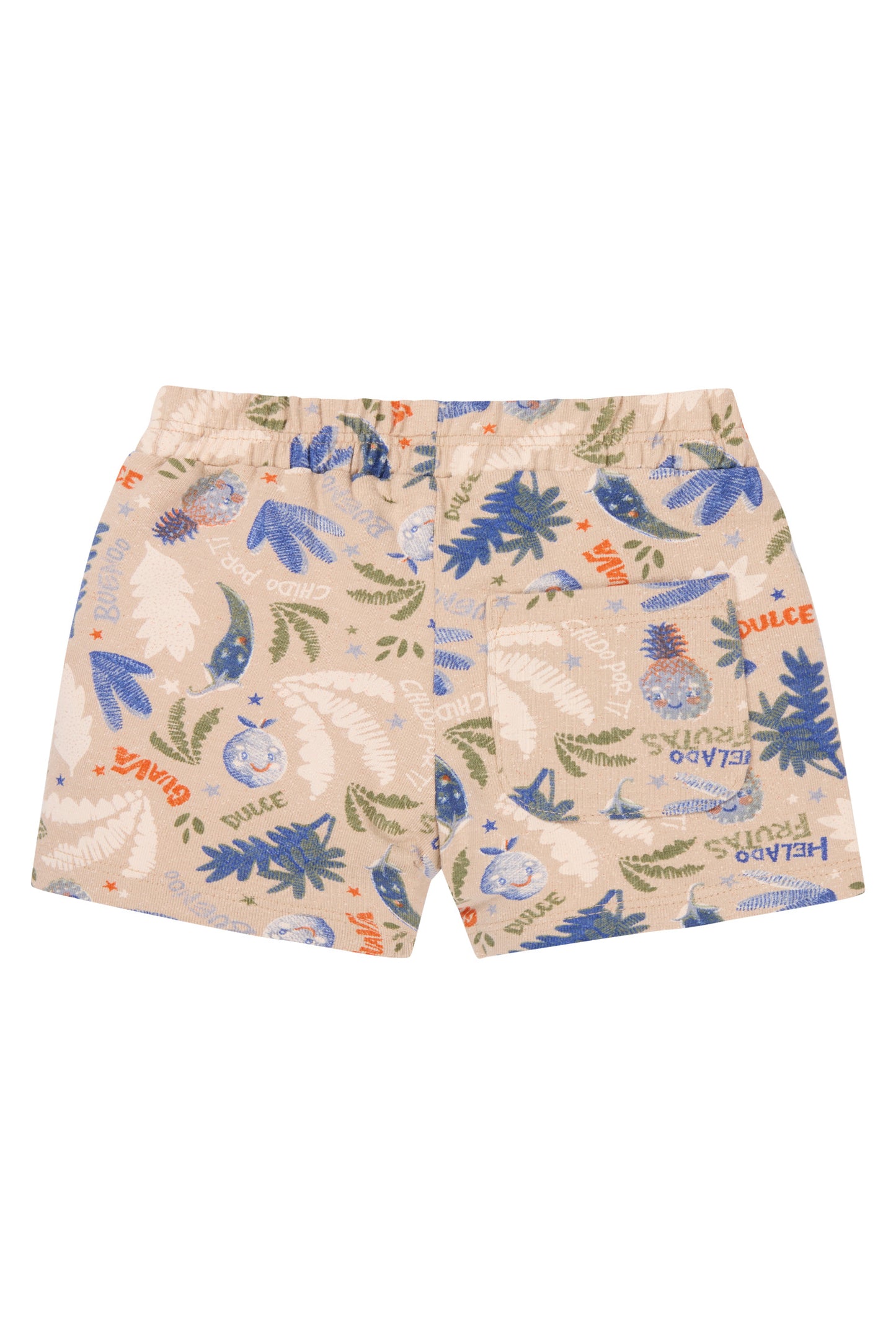 Short Othon - Fruit pattern Sand/Nude