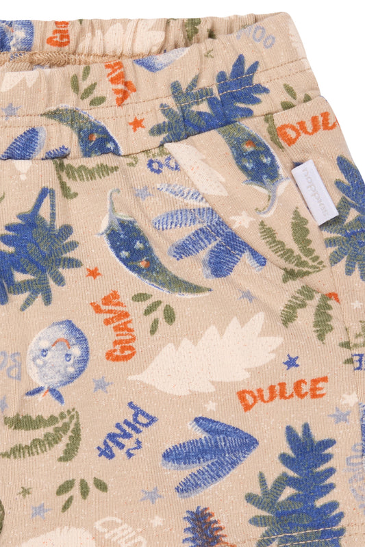 Short Othon - Fruit pattern Sand/Nude