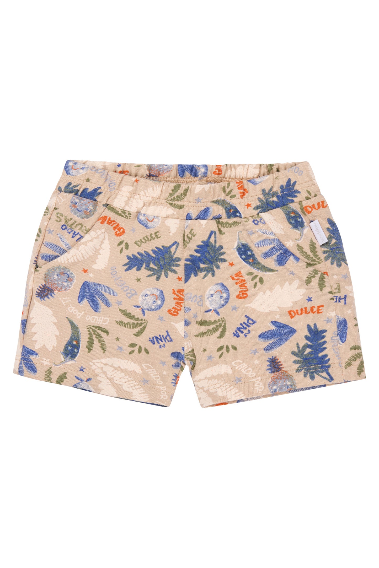 Short Othon - Fruit pattern Sand/Nude