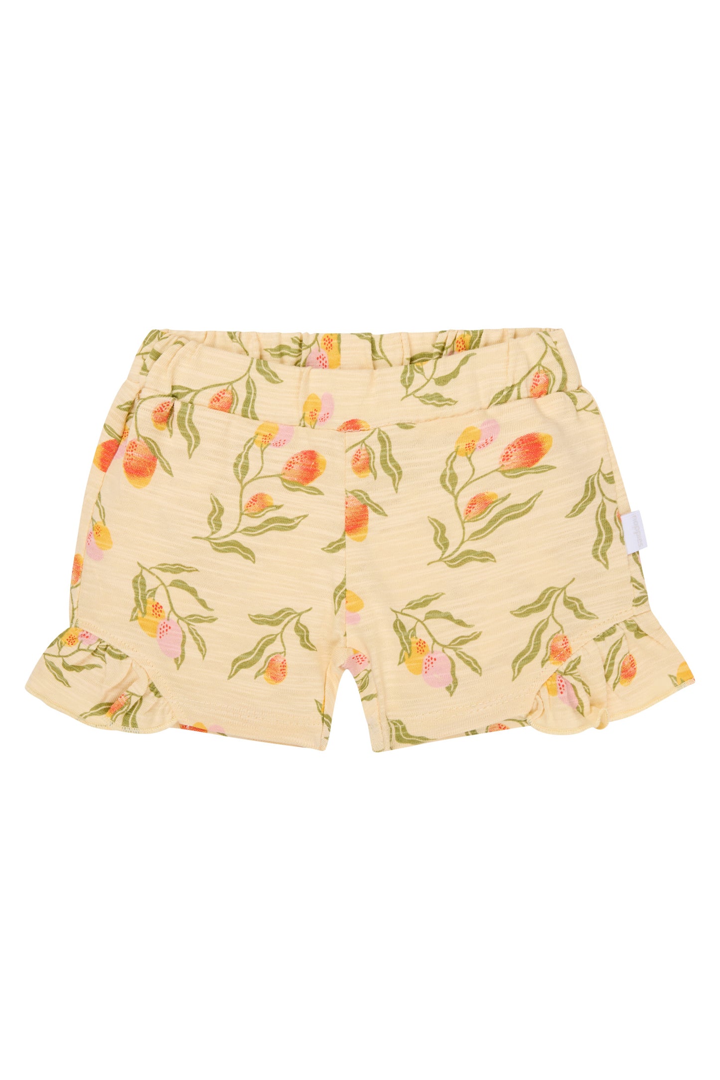 Short Marion - Fruit pattern Medium Yellow