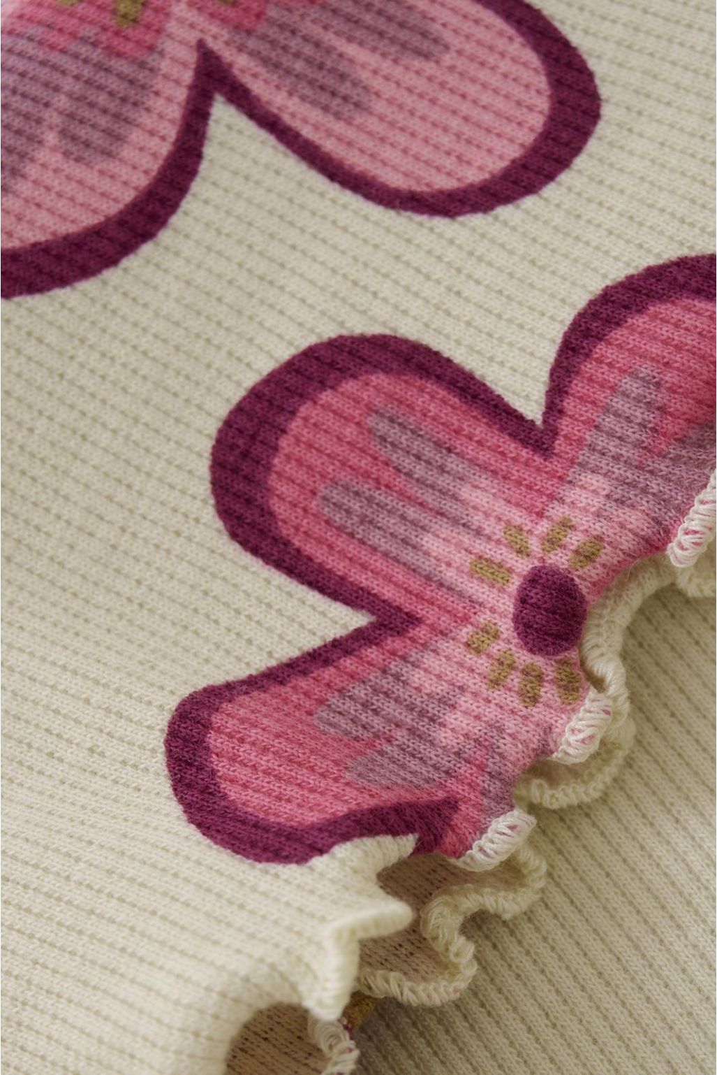 Longsleeve Trinity - Floral Pattern Pink