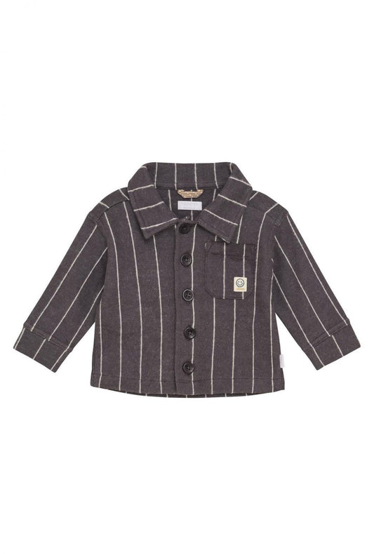 Vest Seeley - Stripe Pattern Dark Grey