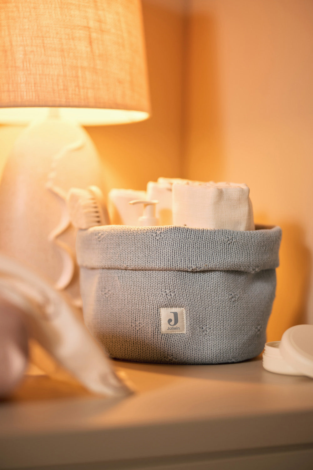 Cosy Knit Sea Green Newborn Set: Wiegdeken en Commodemandje