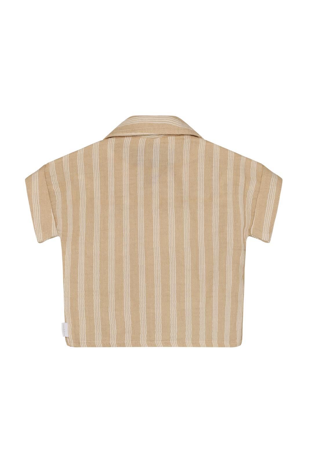 Overhemd stripe - Irish Cream