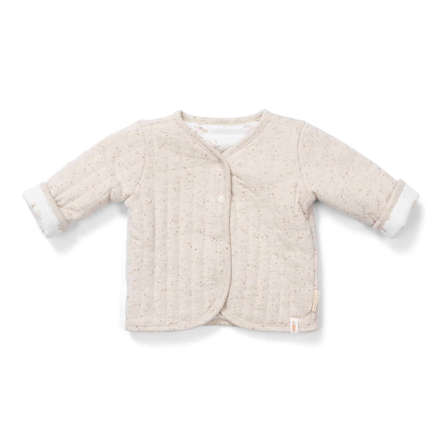 Reversible baby jacket Baby Bunny/Nappy Sand