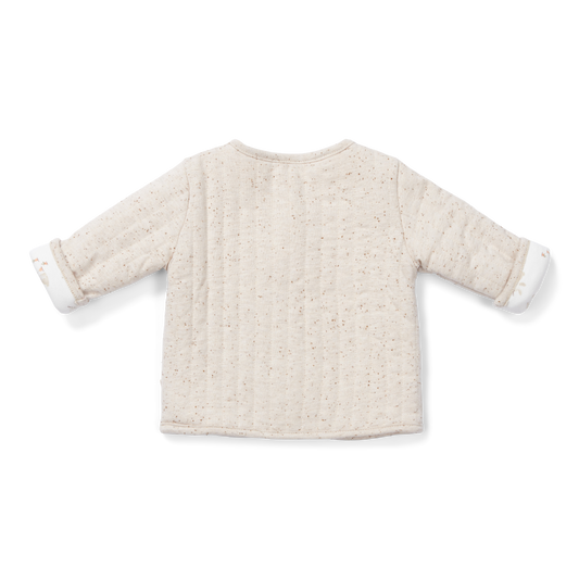 Reversible baby jacket Baby Bunny/Nappy Sand