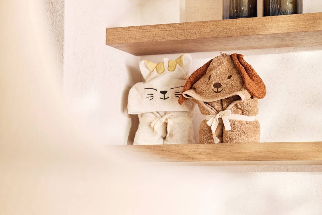 Badcape Badstof 75x75cm - Charlie