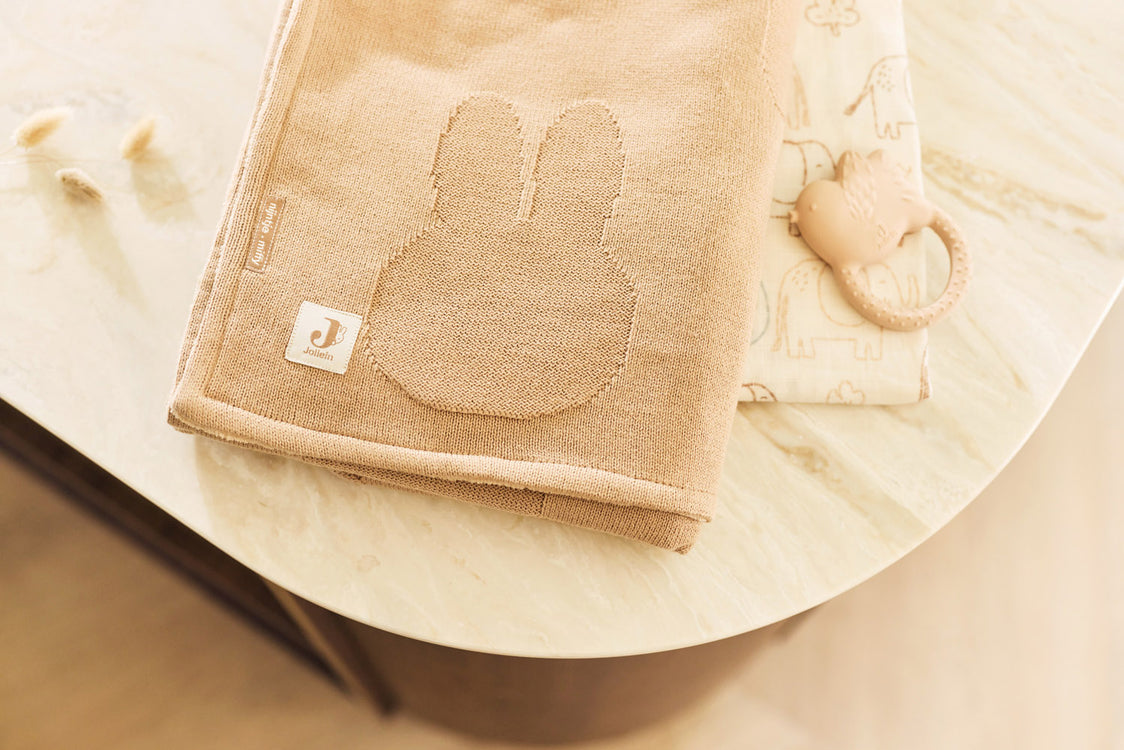 Deken Wieg 75x100cm Miffy - Biscuit/Velvet