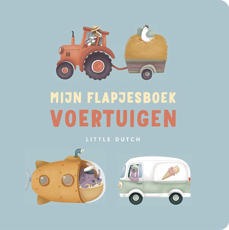 Kinderboek 'Mijn Flapjesboek - voertuigen'