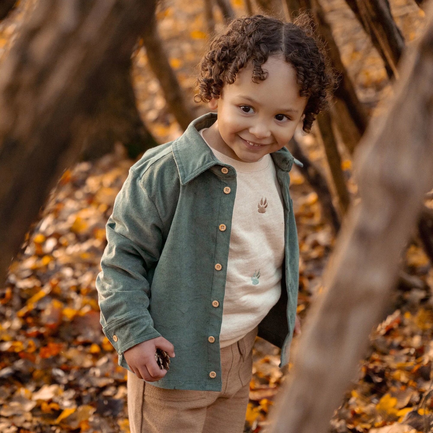 Sweater - Zand - Forest Friends