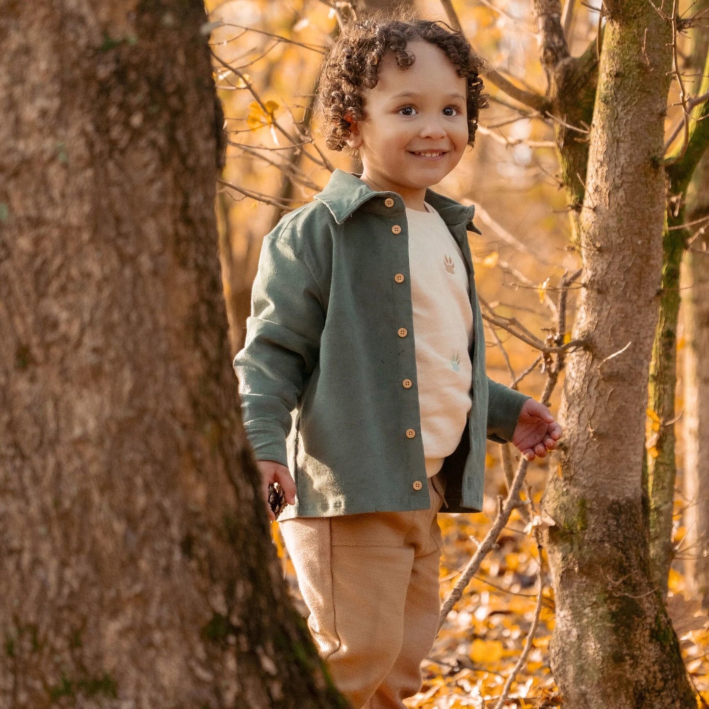 Sweater - Zand - Forest Friends