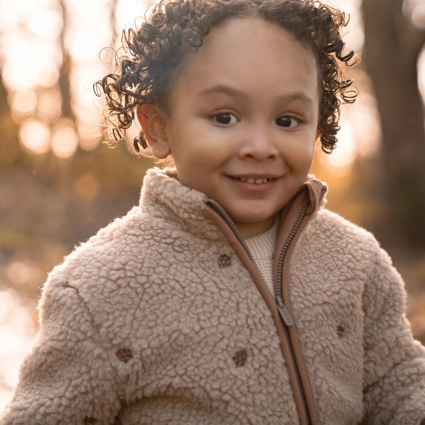 Teddy vest - Bruin - Forest Friends