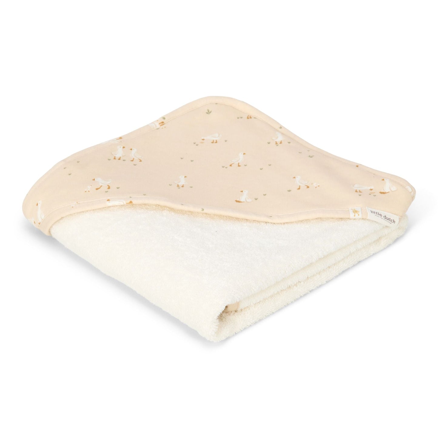 Badcape - Wit - 75 x 75 - Newborn Naturals - Little Goose