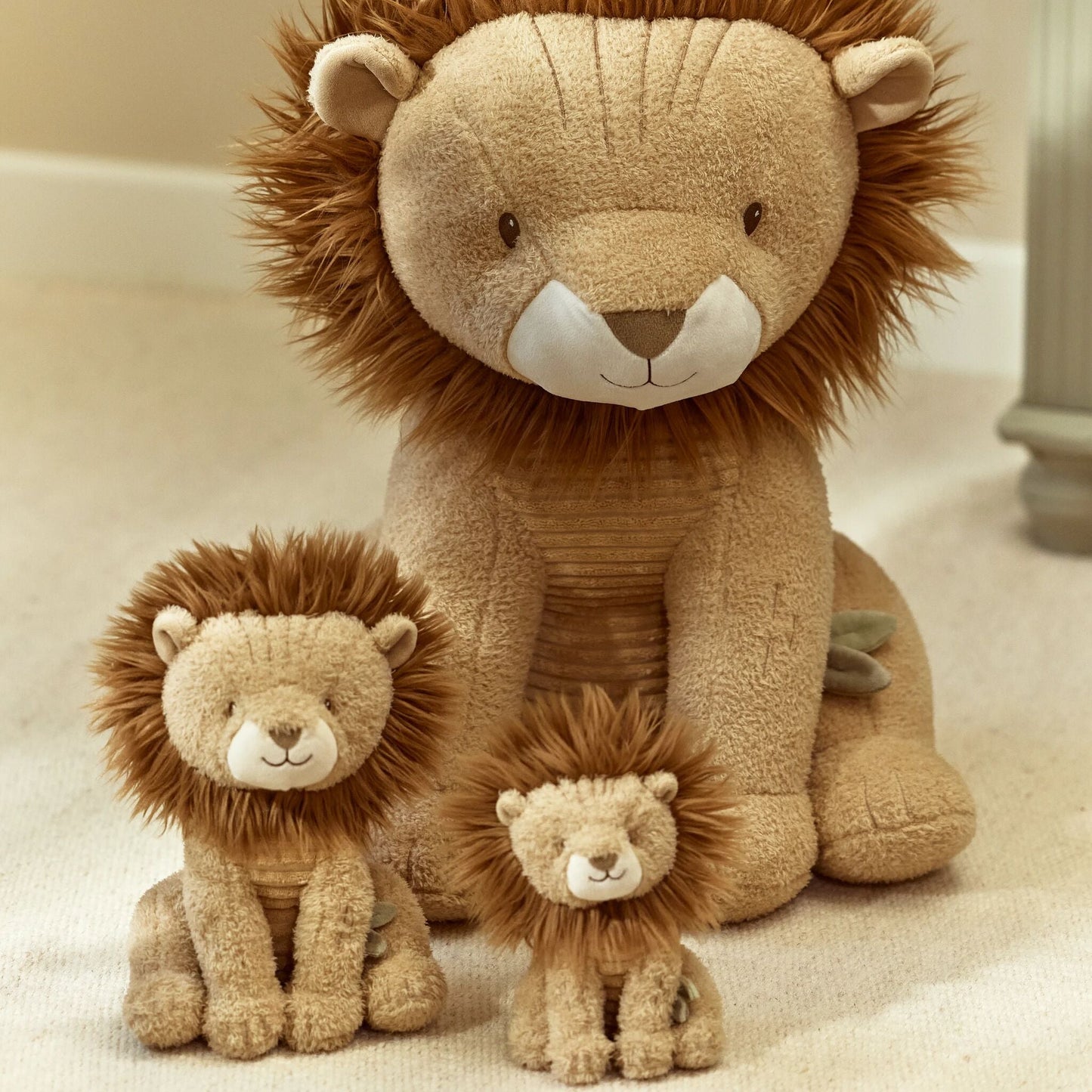 Knuffel Leeuw - Geel - 25 cm