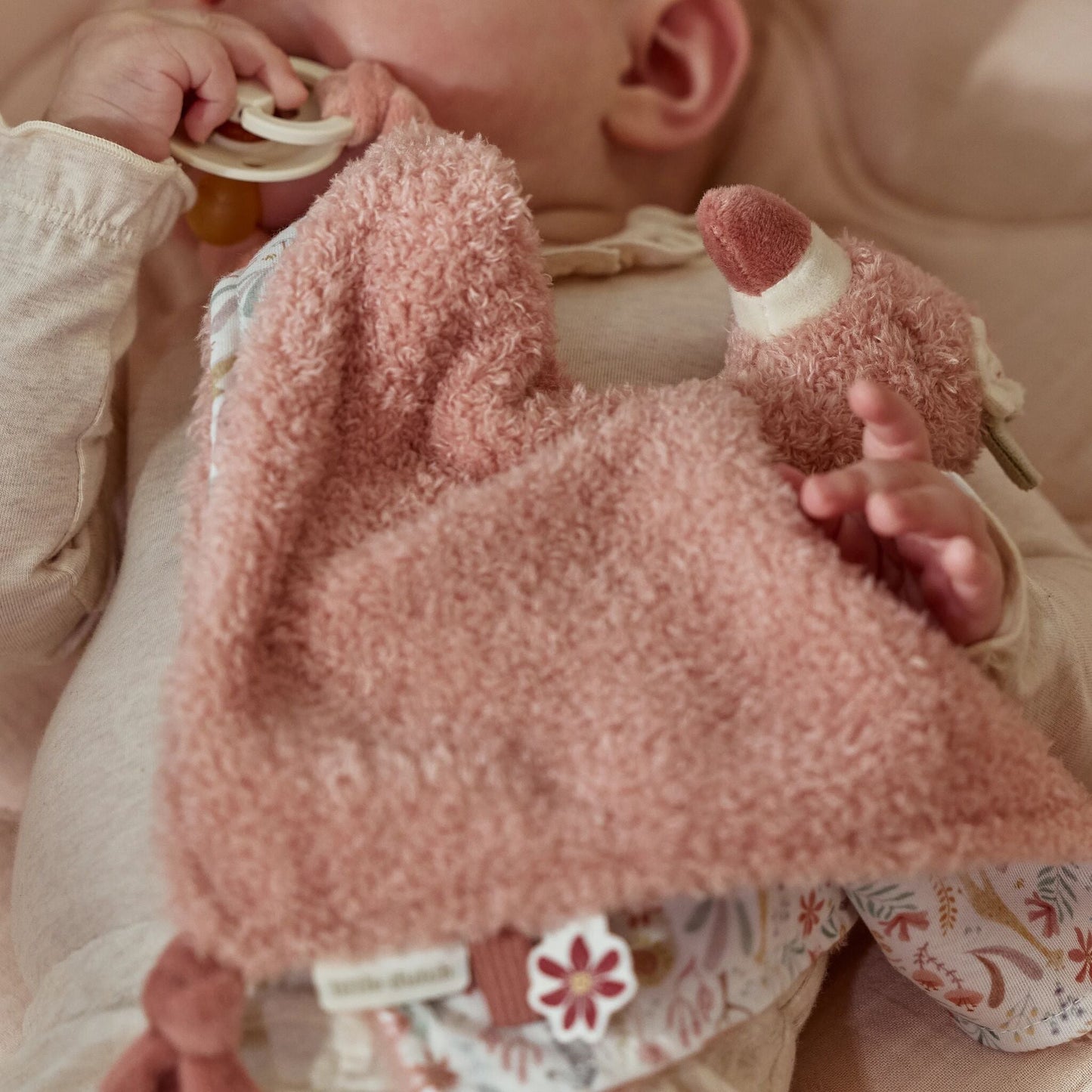 Knuffeldoekje Flamingo - Roze