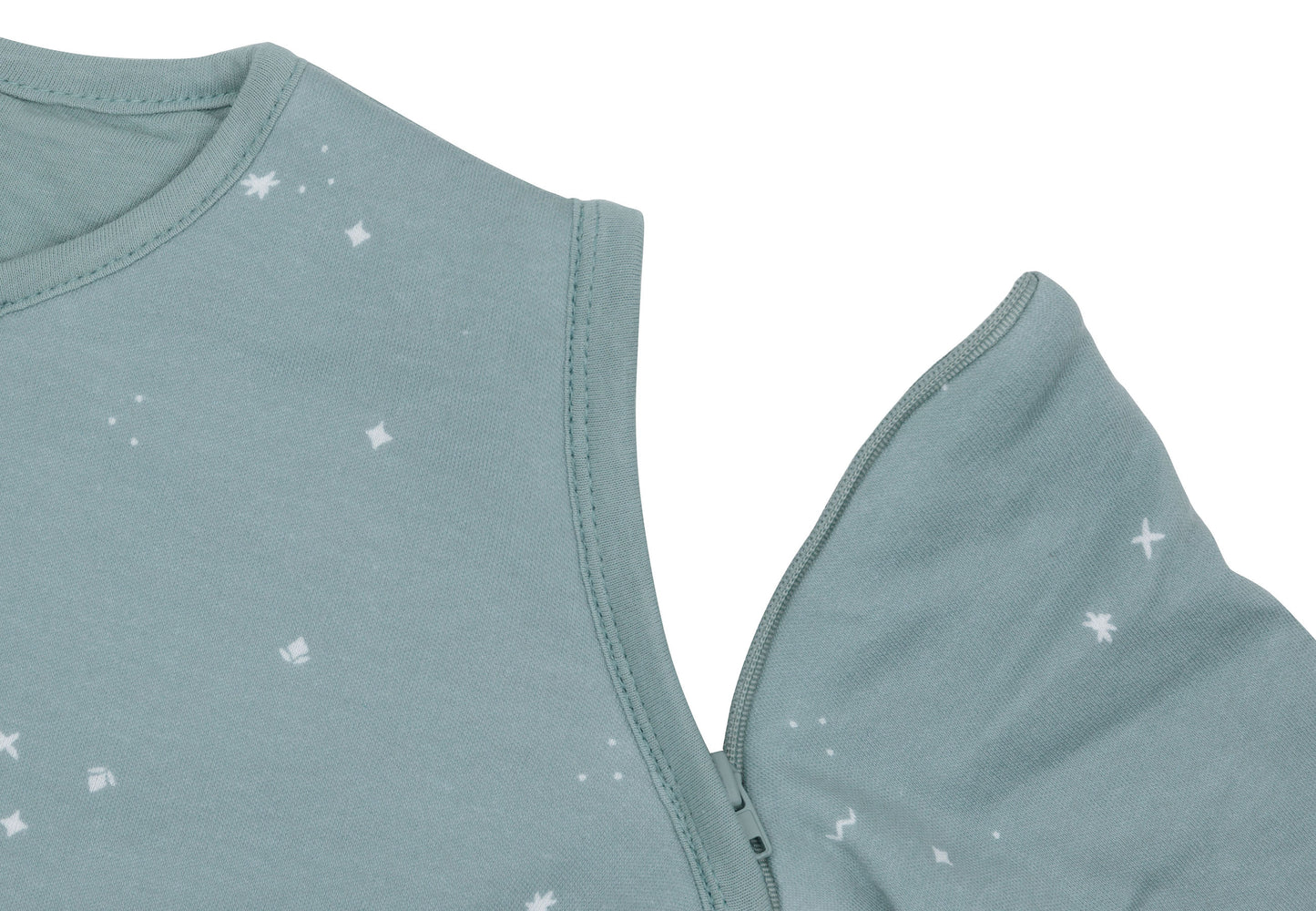 Baby Sleeping Bag with Detachable Sleeve Twinkling - Sea Green