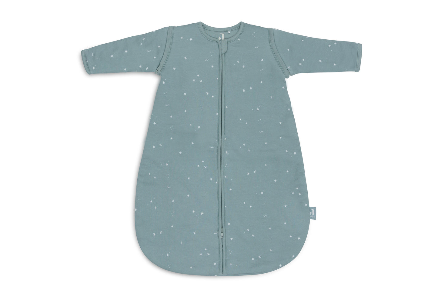 Baby Sleeping Bag with Detachable Sleeve Twinkling - Sea Green