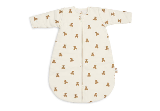 Slaapzak met afritsbare mouw Rond - Mini Teddy Bear Little Waffle