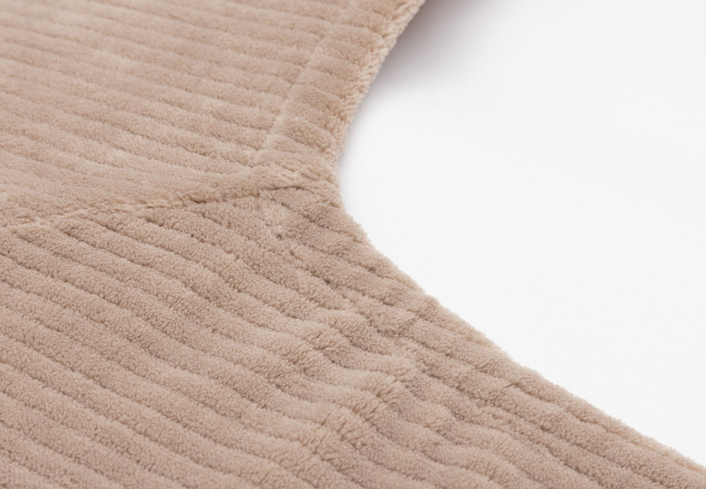 Aankleedkussenhoes 50x70cm Cloudy Rib - Milky Coffee