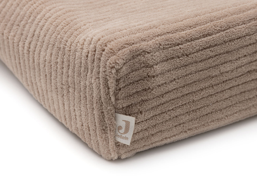 Aankleedkussenhoes 50x70cm Cloudy Rib - Milky Coffee