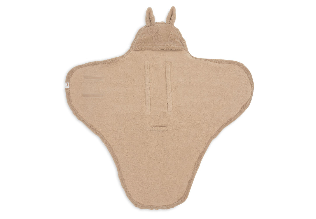 Wikkeldeken Miffy Jacquard Teddy - Biscuit